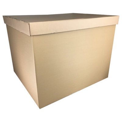 Stackable Cardboard Pallet Box with Lid, 1200 x 1000 x 900mm