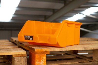 Stackable Polypropylene Storage Bin 27x41x18cm DIY at B&Q