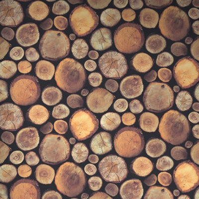 Stacked Chopped Logs Wallpaper Windsor Wallcoverings 263212