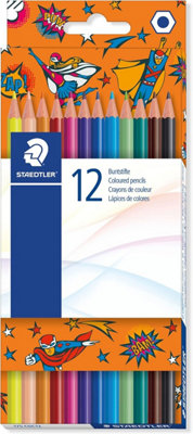 Staedtler 175 COC12 Hexagonal Colouring Pencils (Pack of 12) ORANGE