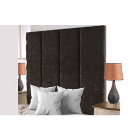 Stafford Chenille 6ft Super King 36" Headboard -  Charcoal