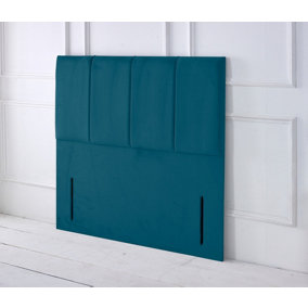 Stafford Plush Velvet 3ft Single 50" Floor Standing Headboard - Mallard
