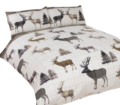 Stag Flannelette Duvet Set by Rapport