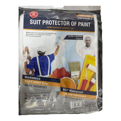 Stain Resistant Painter Suit Protective Painting Overall