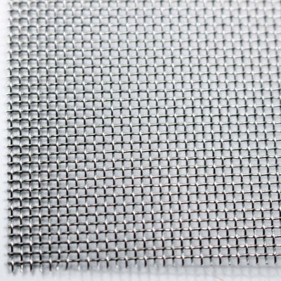 Stainless 1x20 Steel Woven Wire Mesh 30cm x 30cm