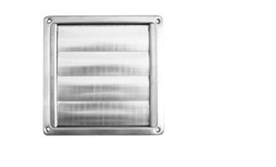 Stainless Steel 100mm 4" Gravity Flap Vent. Perfect for intermittent fans