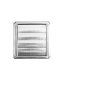 Stainless Steel 100mm 4" Gravity Flap Vent. Perfect for intermittent fans