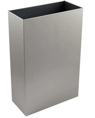 Stainless Steel 30 Ltr Wastebin - Open Top