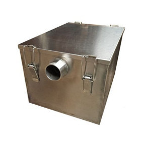 Stainless Steel 5kg - 16 Litre Grease Trap - Fat Separator