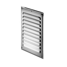 Stainless Steel Air Vent Grille 165mm x 240mm with Fly Screen MTA4N