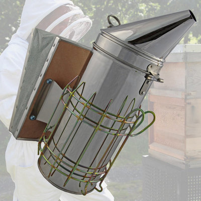 Stainless Steel Bee Smoker With Safety Guard - 3