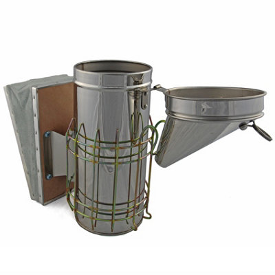 Stainless Steel Bee Smoker With Safety Guard - 6