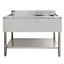 Stainless Steel Catering Sink - Left Hand Drainer