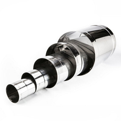 Stainless Steel Chimney Flue Liner Rigid Pipe Multi Fuel Stoves 200 m ...