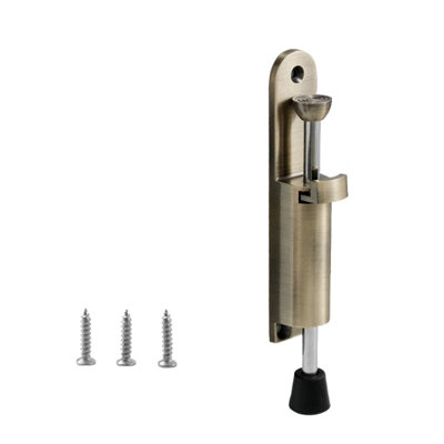Stainless Steel Easy Step Door Stopper Rubber Adjustable Heavy Duty ...