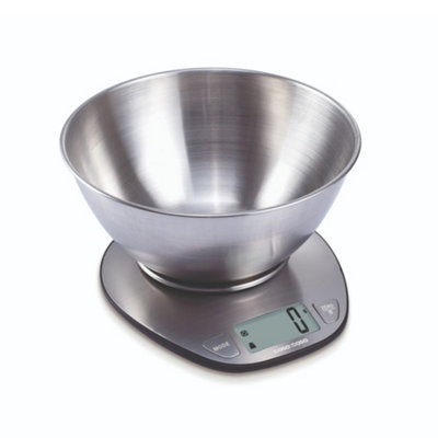 Stainless Steel Electronic Kitchen Bowl Scale DIY at B&Q