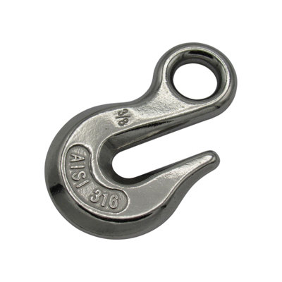 Stainless Steel Eye Grab Hook 8MM (Chain Shortener Rigging Marine)