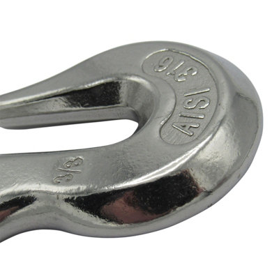 Stainless Steel Eye Grab Hook 8MM (Chain Shortener Rigging Marine)