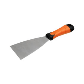 Stainless Steel Filling Taping  Metal Spatula with Plastic Handle - 120mm
