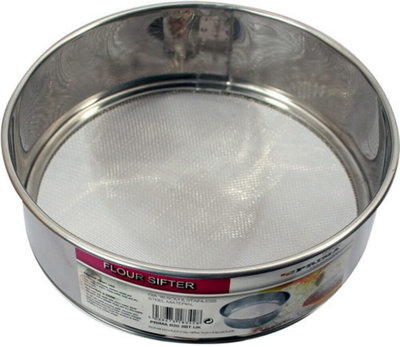 Stainless Steel Flour Sifter Mesh Shaker Icing Sieve Kitchen Sugar Baking