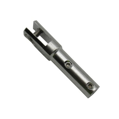 Stainless Steel Fork Terminal with Grub Screws - For 3MM Wire Rope (Swageless Jaw Wire Rope Fitting)