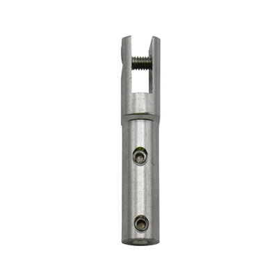 Stainless Steel Fork Terminal with Grub Screws - For 4MM Wire Rope (Swageless Jaw Wire Rope Fitting)