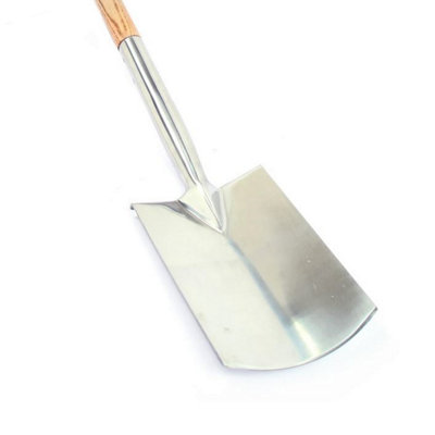 Stainless Steel Garden Digging Spade - Ash Wood Shaft - D-Shaped ...