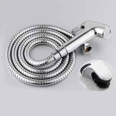 Stainless Steel Handheld Toilet Bidets Sprayer Set Wall Bracket Hand ...