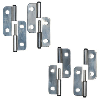 Stainless Steel Lift Off Hinge Left Right 76x100mm Heavy Duty Door Hatch 4PK