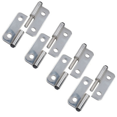 Stainless Steel Lift Off Leaf Hinge Left 76x100mm Heavy Duty Door Hatch 4PK Price Comparisons | Compare The Build