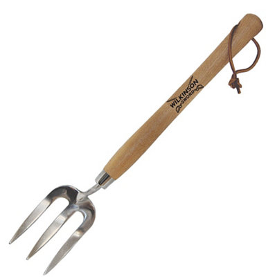 Stainless Steel Long Handled Weed Fork by Wilkinson Sword