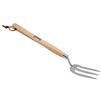 Stainless Steel Long Handled Weed Fork by Wilkinson Sword