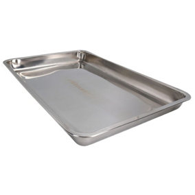 Stainless Steel Low Profile Drip Tray Pan 600 x 400 x 48 Holder Container For BBQ