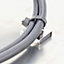 Stainless Steel Magnetic Cable Tie Mount for Cable Management at Home, Office, or Classroom - 26 x 23 x 6.3mm thick - 6.1kg Pull