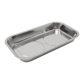 Stainless Steel Magnetic Tray for Keeping Nuts, Bolts, and Screws Securely Stored