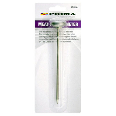 Stainless Steel Meat Thermometer Cooking Kitchen Bbq Turkey Temperature