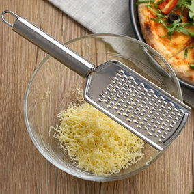 Stainless Steel Paddle Grater Compact Cheese Grater Zest Food Shredder Utensil