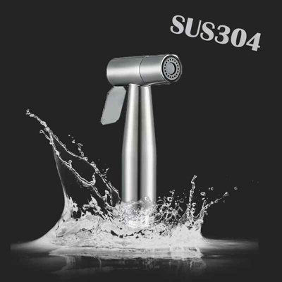 Stainless Steel Portable Toilet Spray Gun, Handheld Bathroom Flushing ...