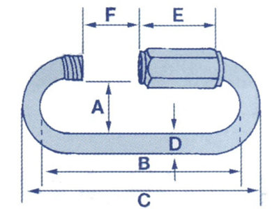 Stainless Steel Quick Link 5MM (Marine Repair Rope Connector)