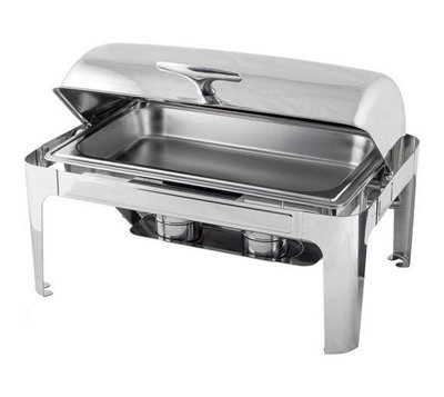 Sichtbarer Wärmer Für Buffets – 9 Liter Edelstahl Chafing Dish Mit Glasfenster