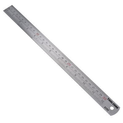 Stainless Steel Ruler 12 30cm Measuring Drawing Professional