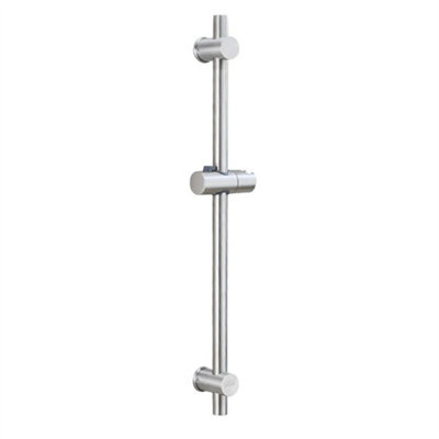 Stainless Steel Shower Riser Rail Wall Mounted Shower Slide Bar with Soap