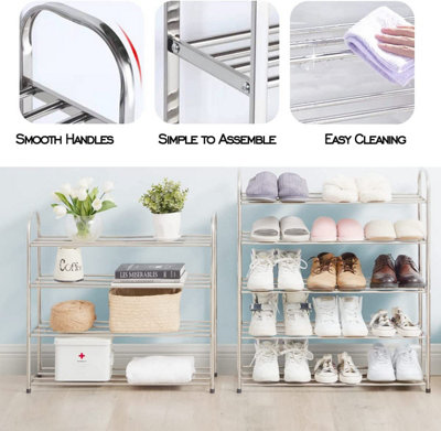Stainless steel shoe rack hotsell