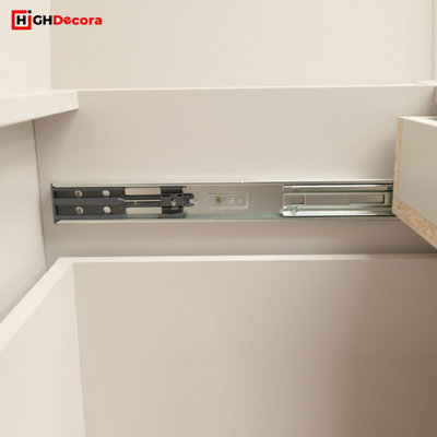 Stainless Steel Soft Close Drawer Runners, 60kg Load Capacity, Heavy ...