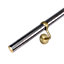 Stainless Steel Stair Handrail Kit & Brass Brackets - 1.2m X 40mm