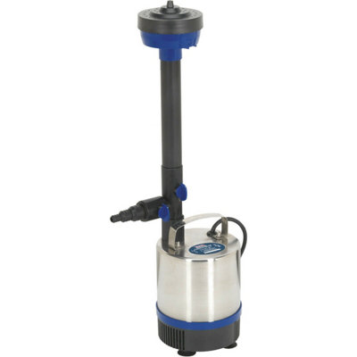 Stainless Steel Submersible Pond Pump - 3000L/Hr - 3 x Fountain Heads - 230V