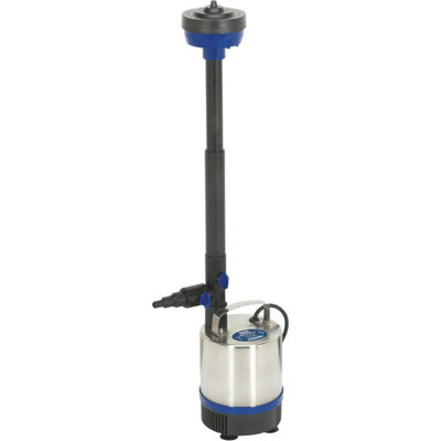 Stainless Steel Submersible Pond Pump - 3000L/Hr - 3 x Fountain Heads - 230V