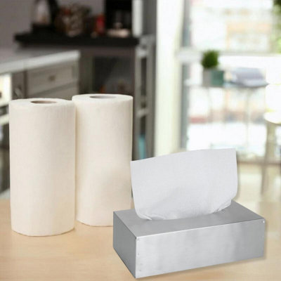 Stainless Steel Tissue Box Holder