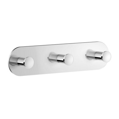 Stainless Steel Towel Hooks Self Adhesive Wall Mounted