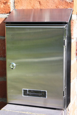 Stainless Steel Wall Mounted Post Box - Letter Box